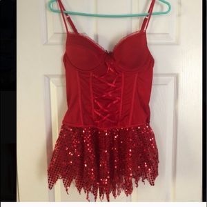 Red lingerie